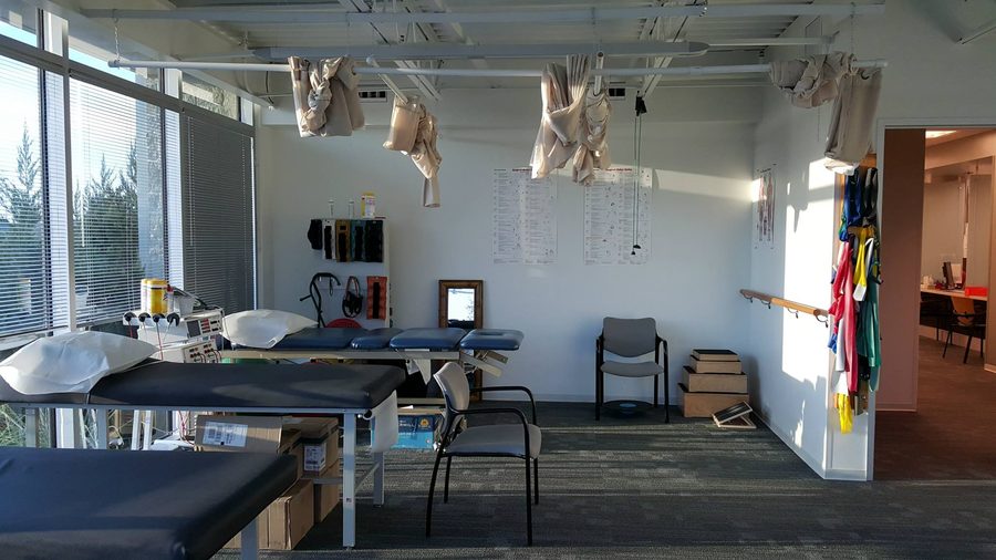 Physical therapy treatment room at Advanced Pain Solutions